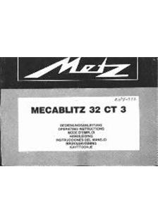 Metz 32 CT 3 manual. Camera Instructions.